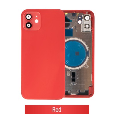 Rear Housing for iPhone 12 (NO LOGO)-Red