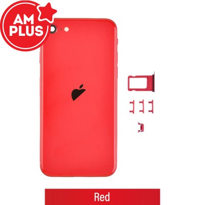 AMPLUS Rear Housing for iPhone SE (2020)-Red