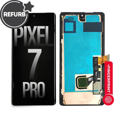 REFURB OLED Screen Digitizer with Bezel Frame and Fingerprint for Google Pixel 7 Pro