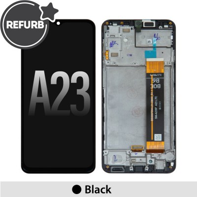 Samsung Galaxy A23 A235F REFURB LCD Screen Replacement Digitizer with Frame-Black
