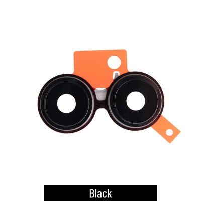Rear Camera Lens with Bezel for OPPO Reno8 Lite-Black