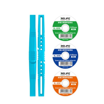 RELIFE RL-059 Plus 5-in-1 Universal LCD / OLED Screen Separation Cutting Diamond Wire Set