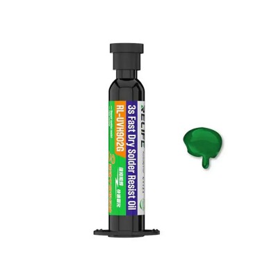 RELIFE RL-UVH902G Green UV Quick Curing Solder Mask for Mobile Phone Jumping Wire Repair