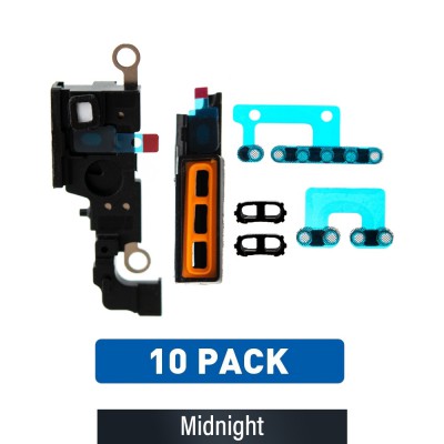 Loud Speaker & Microphone Anti-dust Mesh for iPhone 14 Plus-Midnight (Pack of 10)