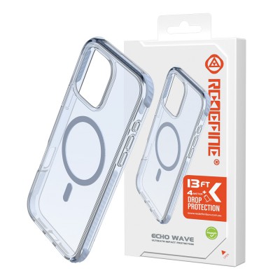 REDEFINE Echo Wave Ultimate Impact Protection Transparent Case Cover for iPhone 16 Plus