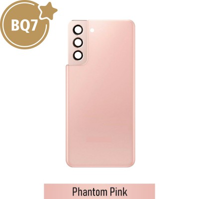 BQ7 Rear Cover Glass For Samsung Galaxy S21 Plus G996-Phantom Pink (As the same as the service pack, but not from official samsung)