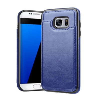 Back Flip Leather Wallet Case Cover for Samsung Galaxy S7 Edge