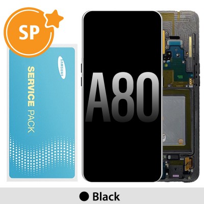 Samsung Galaxy A80 A805F OLED Screen Replacement Digitizer GH82-20348A/20390A/20368A (Service Pack)-Black