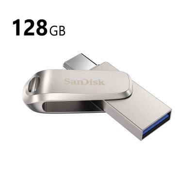 SanDisk 128GB Ultra Dual Luxe Flash Drive (USB Type-C / Type-A) (SDDDC4-128G)