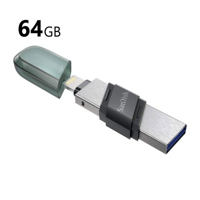 SanDisk 64GB iXpand Flash Drive Flip (SDIX90N-064G)