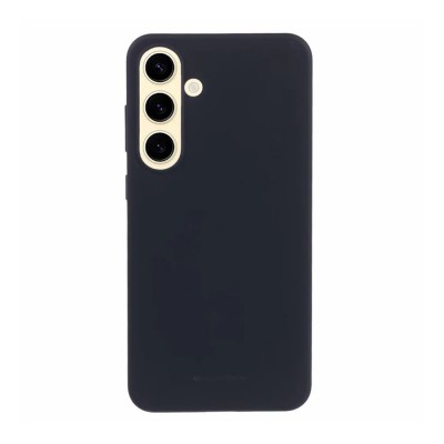 Mercury Soft Feeling Jelly Case Cover for Samsung Galaxy S25 Plus-Black