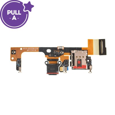 Charging Port Flex Cable With Microphone & SIM Card Reader for Google Pixel 3 XL (PULL-A)