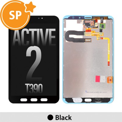 Samsung Galaxy Tab Active2 WiFi T390 Screen Digitizer Replacement GH97-21254A (Service Pack)-Black