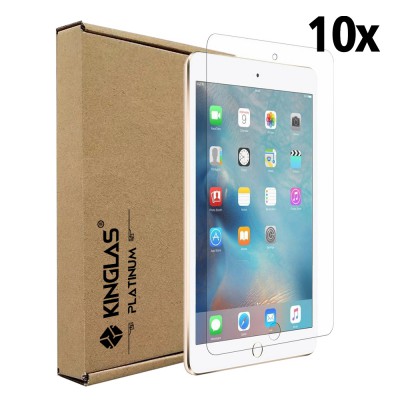 Kinglas 10 Packs Tempered Glass Screen Protector For iPad mini 4 (2015) / mini 5 (2019) (with Wholesale Package)