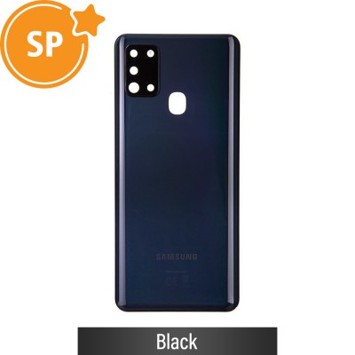 Rear Cover Glass For Samsung Galaxy A21s A217F GH82-22780A (Service Pack)-Black