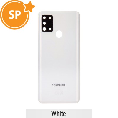 Rear Cover Glass For Samsung Galaxy A21s A217F GH82-22780B (Service Pack)-White