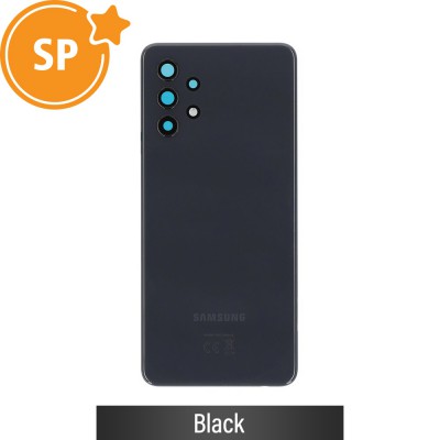 Rear Cover Glass For Samsung Galaxy A32 A325F GH82-25545A (Service Pack)-Black