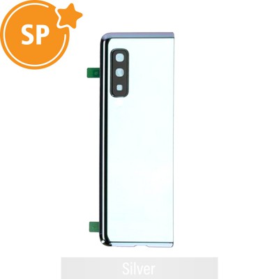 Rear Battery Cover For Samsung Galaxy Fold F900F GH82-19587A (Service Pack)-Silver