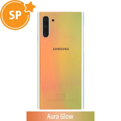 Rear Cover Glass For Samsung Galaxy Note 10 N970F GH82-20528C (Service Pack)-Aura Glow