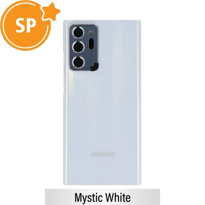 Rear Cover Glass For Samsung Galaxy Note 20 Ultra N986B GH82-23281C (Service Pack)-Mystic White
