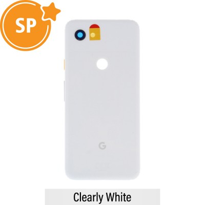 Rear Cover Glass for Google Pixel 3a 20GS4WW0003 (Service Pack)-Clearly White