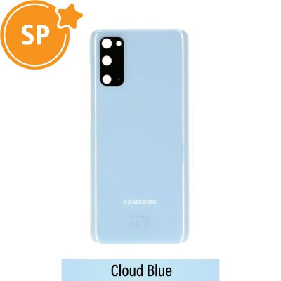 Rear Cover Glass For Samsung Galaxy S20/5G G980/G981 GH82-22068D (Service Pack)-Cloud Blue