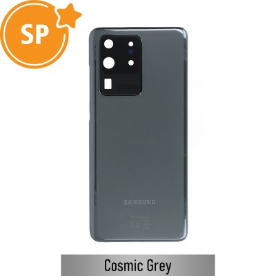 Rear Cover Glass For Samsung Galaxy S20 Ultra G988 GH82-22252B (Service Pack)-Cosmic Grey