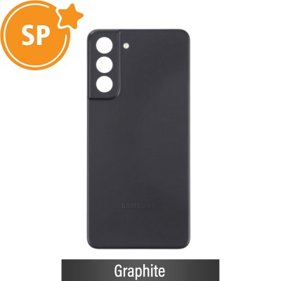 Rear Cover Glass For Samsung Galaxy S21 FE 5G G990B GH82-26156A (Service Pack)-Graphite