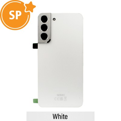 Rear Cover Glass For Samsung Galaxy S22 Plus S906B GH82-27444B (Service Pack)-Phantom White