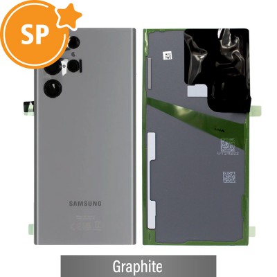 Rear Cover Glass For Samsung Galaxy S22 Ultra S908B GH82-27457E (Service Pack)-Grahpite
