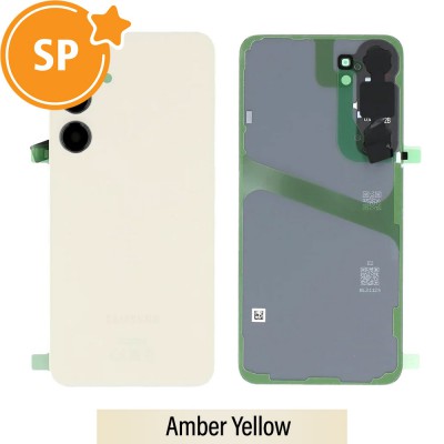Rear Cover Glass For Samsung Galaxy S24 Plus S926B GH82-33275D (Service Pack)-Amber Yellow
