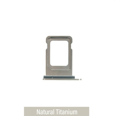 Single SIM Card Tray for iPhone 15 Pro / 15 Pro Max-Gold