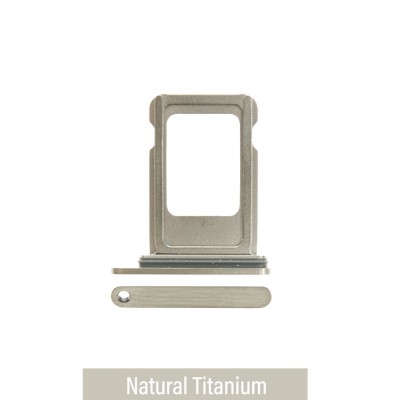 Single SIM Card Tray for iPhone 15 Pro / 15 Pro Max-Gold