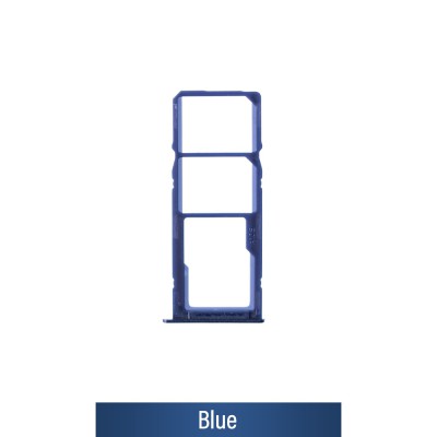 Dual SIM Card Tray for Samsung Galaxy A10s A107F-Blue (Not for AU)