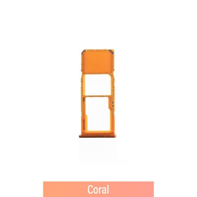 SIM Card Tray for Samsung Galaxy A20 A205F / A30 A305F / A50 A505F-Coral