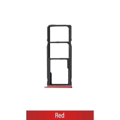 Dual SIM Card Tray for Samsung Galaxy A20s A207F-Red (Not for AU)