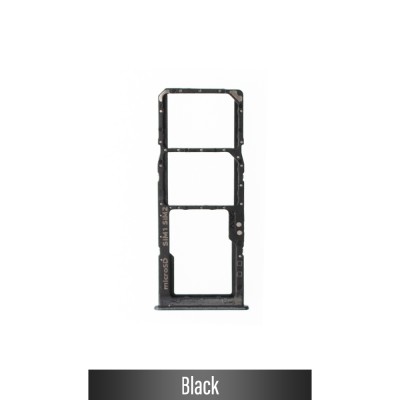 Dual SIM Card Tray for Samsung Galaxy A30s A307F-Black (Not for AU)