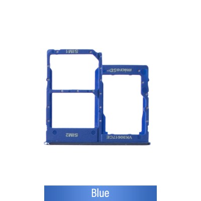Dual SIM Card Tray for Samsung Galaxy A40 A405F-Blue (Not for AU)
