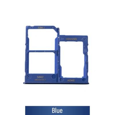 Dual SIM Card Tray for Samsung Galaxy A41 A415F-Blue (Not for AU)