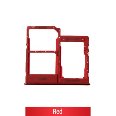 Dual SIM Card Tray for Samsung Galaxy A41 A415F-Red (Not for AU)