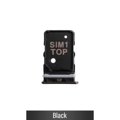 Dual SIM Card Tray for Samsung Galaxy A80 A805F-Black (Not for AU)