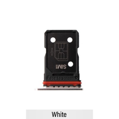 Dual SIM Card Tray for OPPO Find X3-White