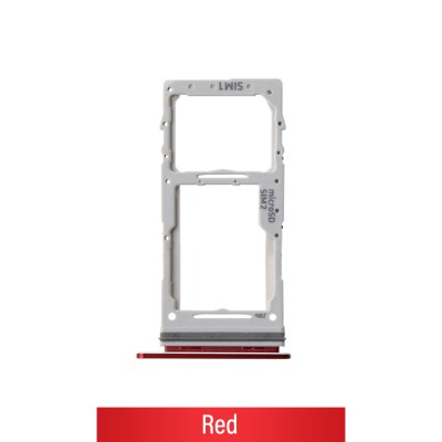 Dual SIM Card Tray for Samsung Galaxy Note 10Lite N770F-Red