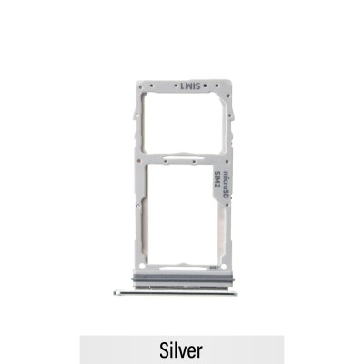 Dual SIM Card Tray for Samsung Galaxy S10 Lite G770F-Silver