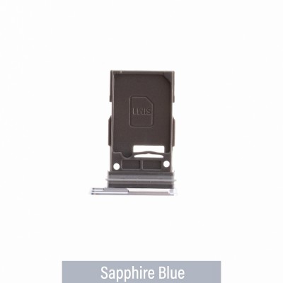 Single SIM Card Tray for Samsung Galaxy S24 S921B / S24 Plus S926B-Sapphire Blue