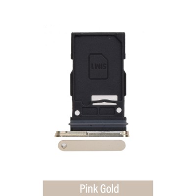 SIM Card Tray for Samsung Galaxy S25 S931B / S25+ S936B-Pink Gold