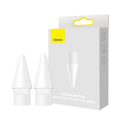 Baseus Smooth Writing Capacitive Stylus Tips (2pcs)-White 