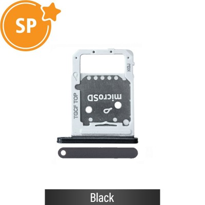Memory Card Tray for Samsung Galaxy Tab S7 FE T730 (WiFi) GH98-46862A (Service Pack)-Black