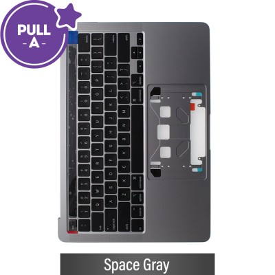 Top Case With Keyboard For MacBook Pro 13" A2251 (US Keyboard) (PULL-A)-Space Gray