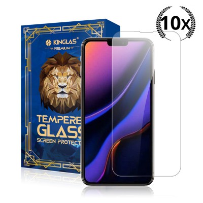 Kinglas 10 Packs Tempered Glass Screen Protector For iPhone 13 / 13 Pro / 14